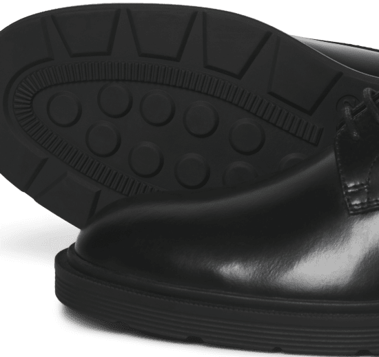 Jack & Jones Dax Leather Lace Shoes Anthracite - Herrskor 40-52 - 