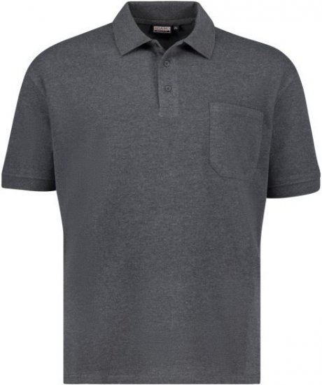 Adamo 139311 Poloshirt RF Heather Grey - Pikétröjor - Stora pikétröjor - 2XL-8XL