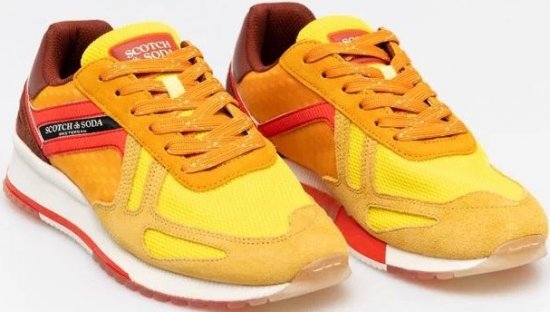 Scotch & Soda S498 Sneakers Orange - Herrskor 40-52 - 