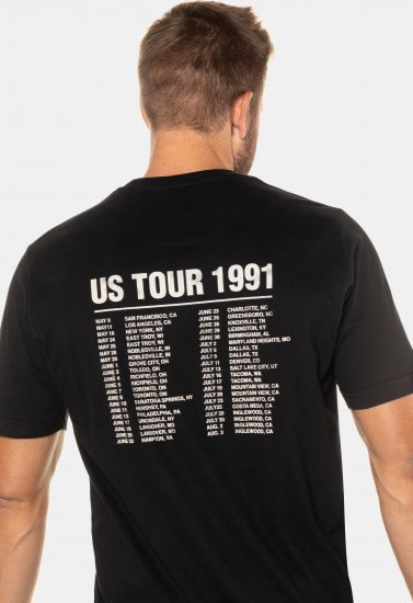 JP1880 Guns N’ Roses Skull Comfort Fit Band T-Shirt Black - T-shirts - Stora T-shirts - 2XL-14XL