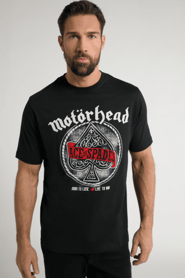 JP1880 Motörhead ACE Graphic Comfort Fit Band T-Shirt Black - T-shirts - Stora T-shirts - 2XL-14XL