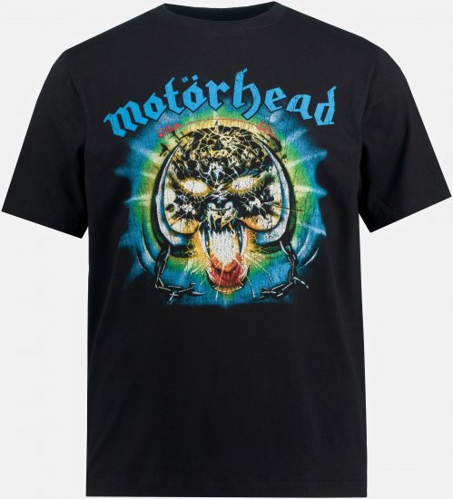 JP1880 Motörhead OVERKILL Theme Graphic Comfort Fit Band T-Shirt Black - T-shirts - Stora T-shirts - 2XL-14XL