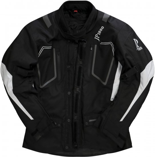 JP1880 Sporty Touring Motorcycle Jacket Black - Motorcykelkläder i stora storlekar för män - Motorcykelkläder i stora storlekar för män
