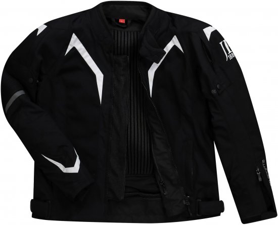 JP1880 3D Mesh Insert Motorcycle Jacket Black - Motorcykelkläder i stora storlekar för män - Motorcykelkläder i stora storlekar för män