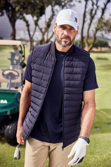 JP1880 Jay-Pi FLEXNAMIC® QuickDry Golfing T-Shirt Dark Navy - Träningskläder & friluft - Träningskläder till herr i stora storlekar