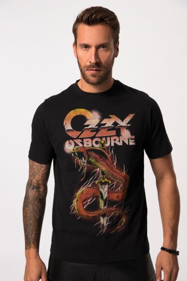 JP1880 Ozzy Osbourne Graphic Band T-Shirt Black - T-shirts - Stora T-shirts - 2XL-14XL