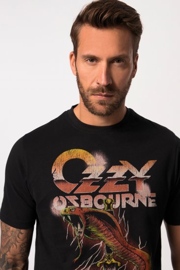 JP1880 Ozzy Osbourne Graphic Band T-Shirt Black - T-shirts - Stora T-shirts - 2XL-14XL