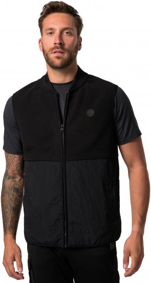 JP1880 Level 2 Double-Layer Fleece Vest Black - Träningskläder & friluft - Träningskläder till herr i stora storlekar