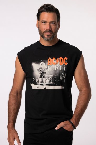 JP1880 AC/DC 50th Anniversary Band Photo Tank Top Black - T-shirts - Stora T-shirts - 2XL-14XL