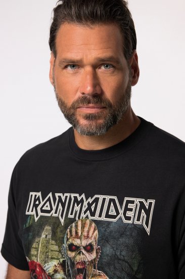 JP1880 Iron Maiden Eddie Attack Band T-Shirt Black - T-shirts - Stora T-shirts - 2XL-14XL