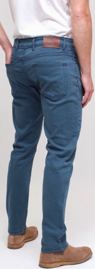 Kam Jeans Bens Embossed Reg Fit Jeans Smokey Blue - Jeans & byxor - Stora Jeans och Stora Byxor