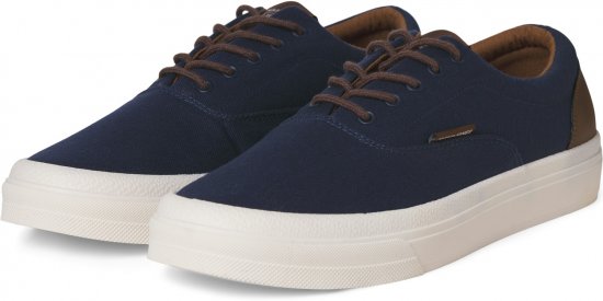 Jack & Jones Lington Canvas Sneakers Navy Blazer - Herrskor 40-52 - 