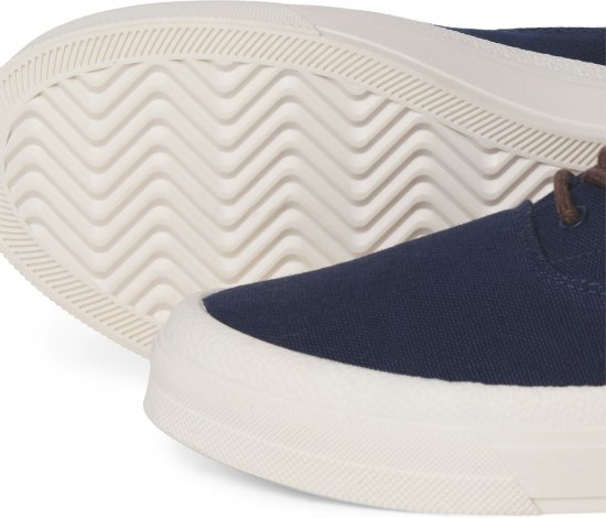 Jack & Jones Lington Canvas Sneakers Navy Blazer - Herrskor 40-52 - 