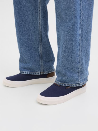 Jack & Jones Lington Canvas Sneakers Navy Blazer - Herrskor 40-52 - 