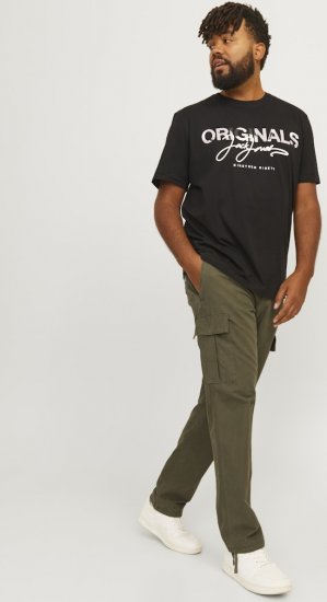 Jack & Jones KANE BARKLEY Cargopants Khaki - Jeans & byxor - Stora Jeans och Stora Byxor