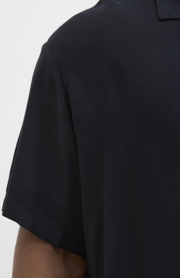 Jack & Jones Jeff Resort Shirt Black - Skjortor - Stora skjortor - 2XL-8XL