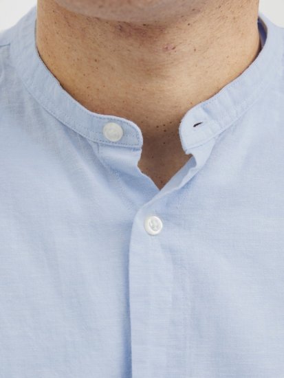 Jack & Jones Breeze Poplin Long Sleeve Shirt Chambray Blue - Skjortor - Stora skjortor - 2XL-8XL
