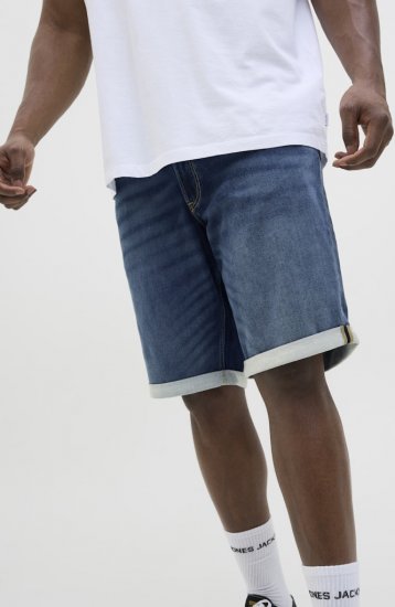 Jack & Jones Rick Con I.K. SHORTS GE 132 SN Blue Denim - Shorts - Stora shorts W40-W60