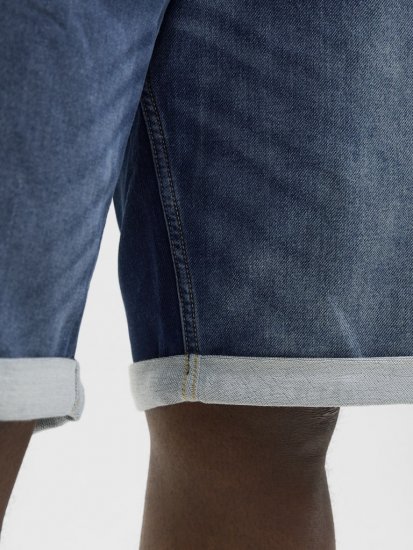 Jack & Jones Rick Con I.K. SHORTS GE 132 SN Blue Denim - Shorts - Stora shorts W40-W60