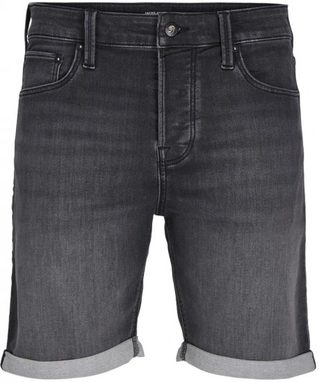 Jack & Jones Rick Con I.K. SHORTS Black Denim - Shorts - Stora shorts W40-W60