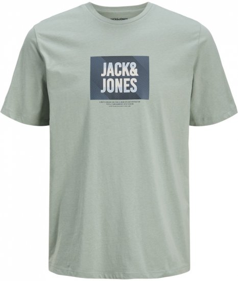 Jack & Jones Hudson Crew Neck T-Shirt Iceberg Green - T-shirts - Stora T-shirts - 2XL-14XL