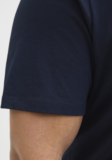 Jack & Jones Hawaii Shape Crew Neck T-Shirt Navy - T-shirts - Stora T-shirts - 2XL-14XL