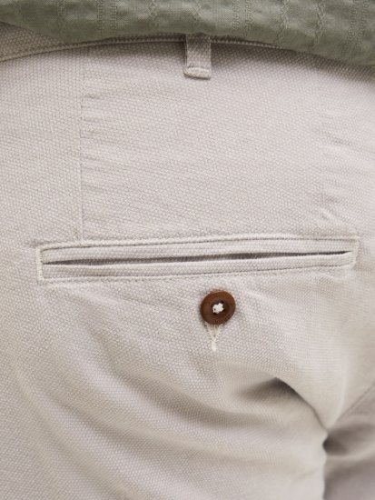 Jack & Jones Marco Erik Chino Shorts Grey - Shorts - Stora shorts W40-W60