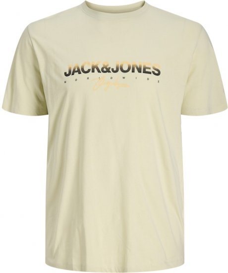 Jack & Jones Canggu Crew Neck T-Shirt Beige - T-shirts - Stora T-shirts - 2XL-14XL