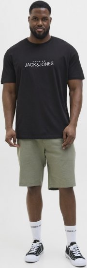 Jack & Jones Lavance Crew Neck T-Shirt Black Beauty - T-shirts - Stora T-shirts - 2XL-14XL