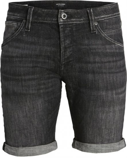 Jack & Jones RICK FOX SHORTS GE 245 Shorts Black Denim - Shorts - Stora shorts W40-W60