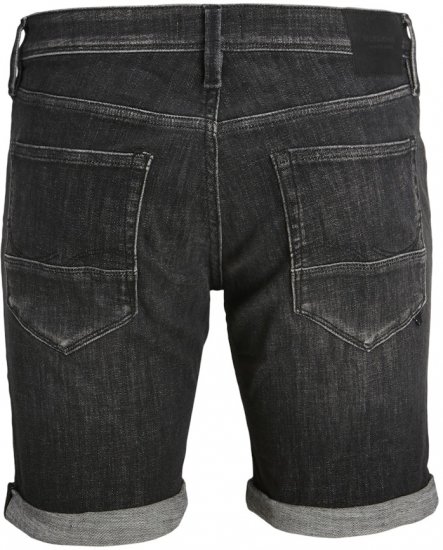 Jack & Jones RICK FOX SHORTS GE 245 Shorts Black Denim - Shorts - Stora shorts W40-W60