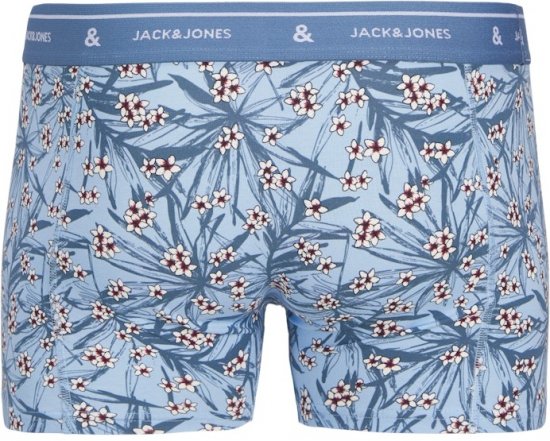 Jack & Jones Zach Trunks 3-Pack Chambray Blue - Underkläder & badkläder - Stora underkläder för män
