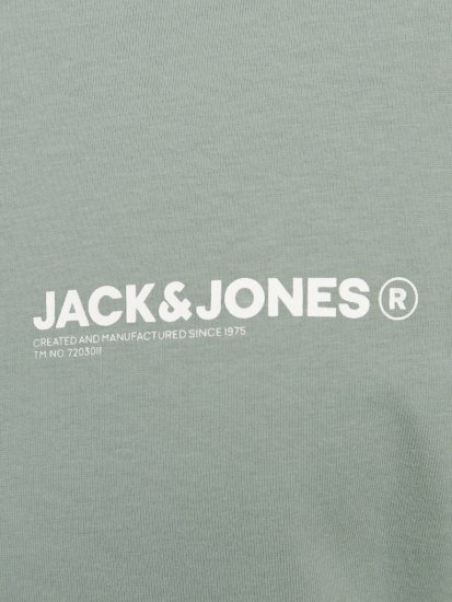 Jack & Jones Hawaii Crew Neck T-Shirt Iceberg Green - T-shirts - Stora T-shirts - 2XL-14XL