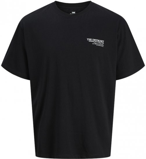 Jack & Jones Marina Crew Neck T-Shirt Black - T-shirts - Stora T-shirts - 2XL-14XL