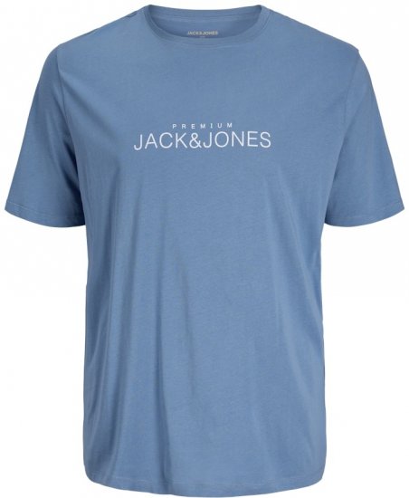 Jack & Jones Lavance Crew Neck T-Shirt Light Blue - T-shirts - Stora T-shirts - 2XL-14XL