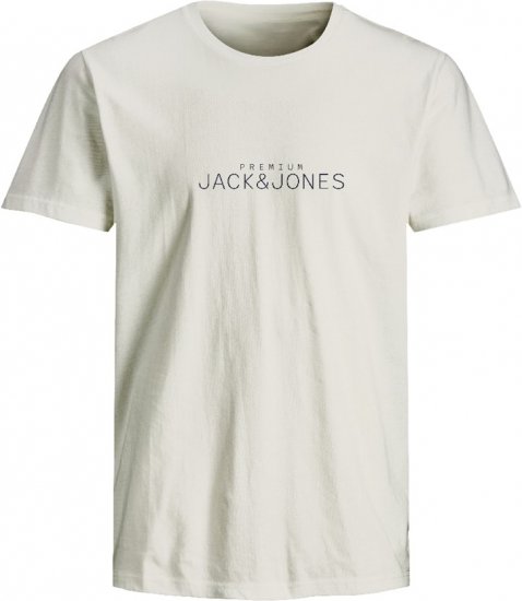 Jack & Jones Lavance Crew Neck T-Shirt White - T-shirts - Stora T-shirts - 2XL-14XL
