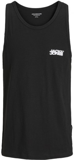 Jack & Jones Sago Tank Top Black - T-shirts - Stora T-shirts - 2XL-14XL