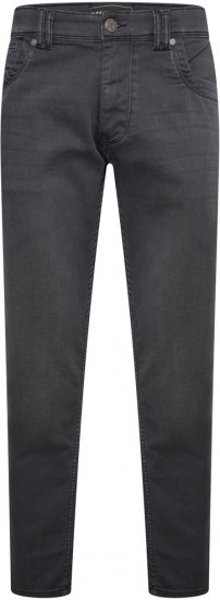 Kam Jeans Jacob Knitted Denim Reg Fit Jeans Charcoal - Jeans & byxor - Stora Jeans och Stora Byxor