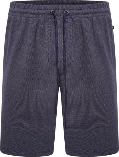 Kam Jeans 3317 Textured Interlock Shorts Indigo - Mjukisbyxor och -shorts - Mjukisbyxor & Mjukisshorts 2XL-12XL