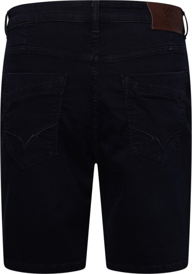 Kam Jeans Pepe Knitted Denim Shorts Blue-Black - Shorts - Stora shorts W40-W60