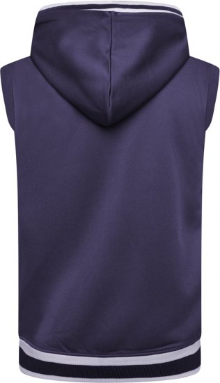 Kam Jeans TS005 Retro Tracky Set (Shorts/Sleeveless Hoodie) Navy - Tracksuits - Tracksuits herr stora storlekar