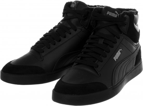 Puma Shuffle Mid Fur Shoes Black - Herrskor 40-52 - 