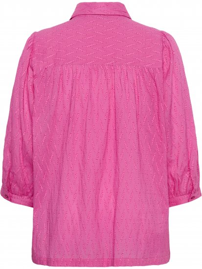 Kaffe Curve Gabby Skjorta med kortare ärmar Rosa - Skjortblusar - 
