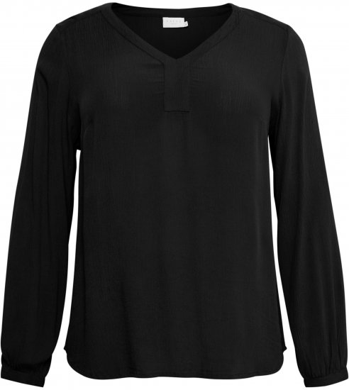 Kaffe Curve Ami Långärmad Blus Svart - T-shirts - 