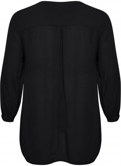 Kaffe Curve Ami Långärmad Tunika Svart - T-shirts - 