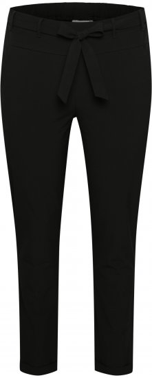 Kaffe Curve Jia Byxor med Bälte Svart - Jeans & Byxor i Stora Storlekar – Plus Size - 