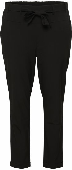 Kaffe Curve Jia Byxor med Bälte Svart - Jeans & Byxor i Stora Storlekar – Plus Size - 