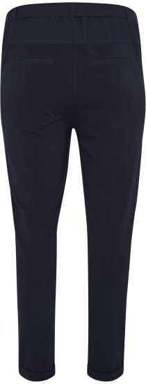 Kaffe Curve Jia Byxor med Bälte Mörk Marinblå - Jeans & Byxor i Stora Storlekar – Plus Size - 