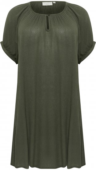Kaffe Curve Ami Kortärmad Tunika Olivgrön - T-shirts - 