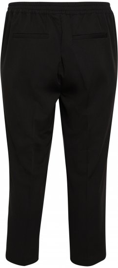 Kaffe Curve Sakira Croppade Byxor Svart - Jeans & Byxor i Stora Storlekar – Plus Size - 